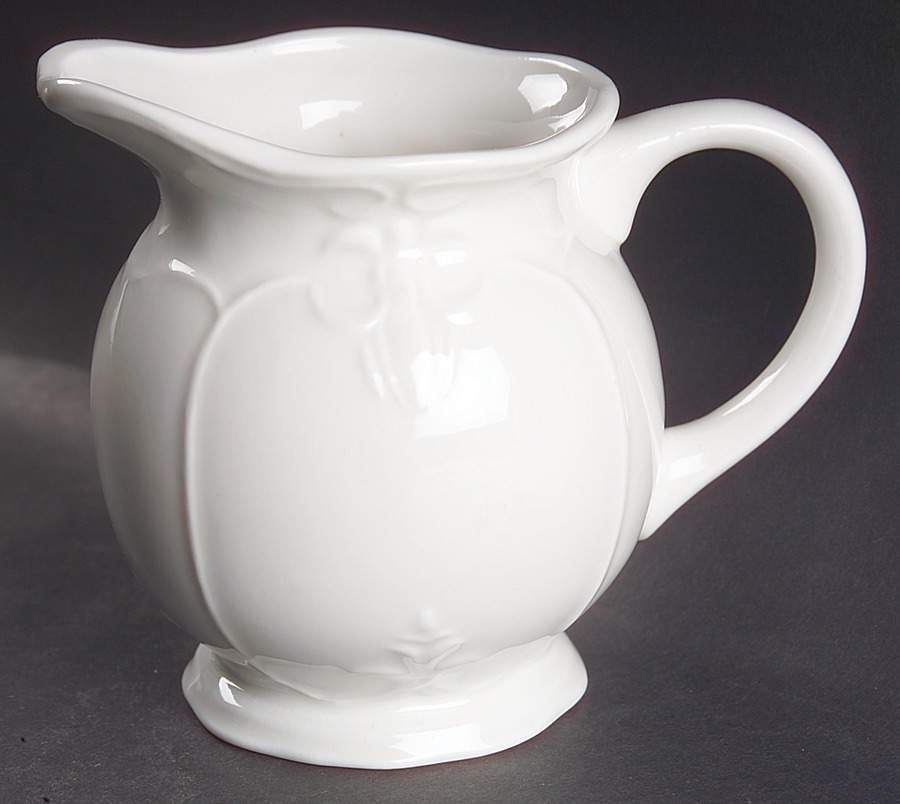 Versailles Off White Creamer by Tabletops Unlimited-1