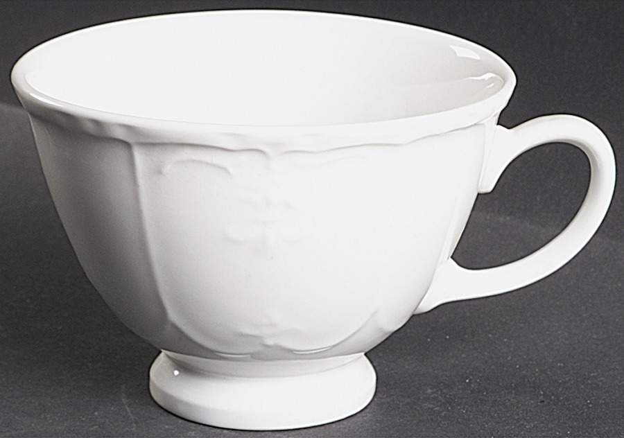 Versailles Off White Breakfast Cup by Tabletops Unlimited-1
