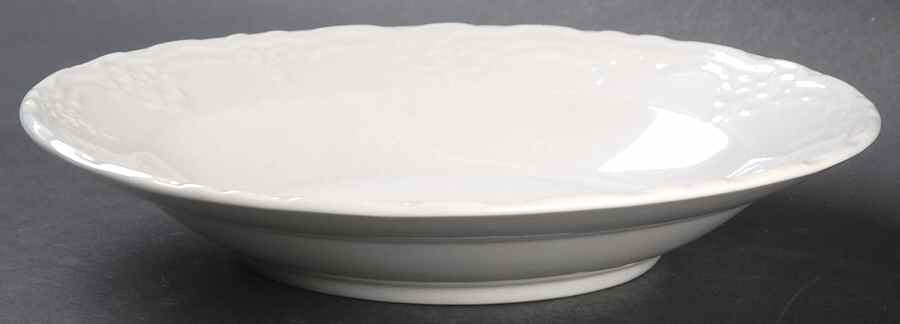 Versailles Off White Large Rim Soup Bowl by Tabletops Unlimited-1