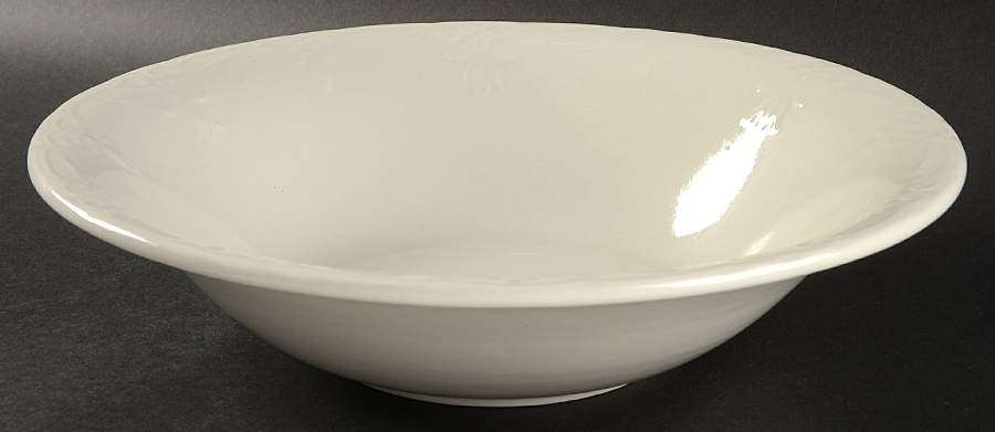 Versailles Off White 12" Pasta Serving Bowl by Tabletops Unlimited-1