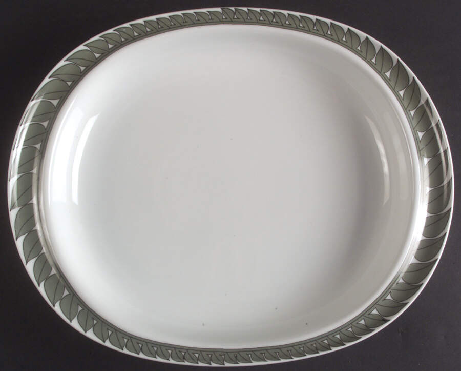 Peonie 14" Oval Serving Platter by Thomas-1