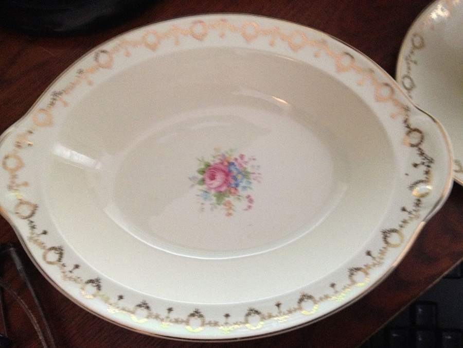 1931 9" Oval Vegetable Bowl by Taylor, Smith & Taylor (Ts&T)-1