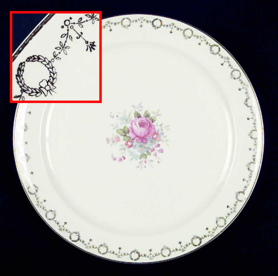 1931 Dinner Plate by Taylor, Smith & Taylor (Ts&T)-1