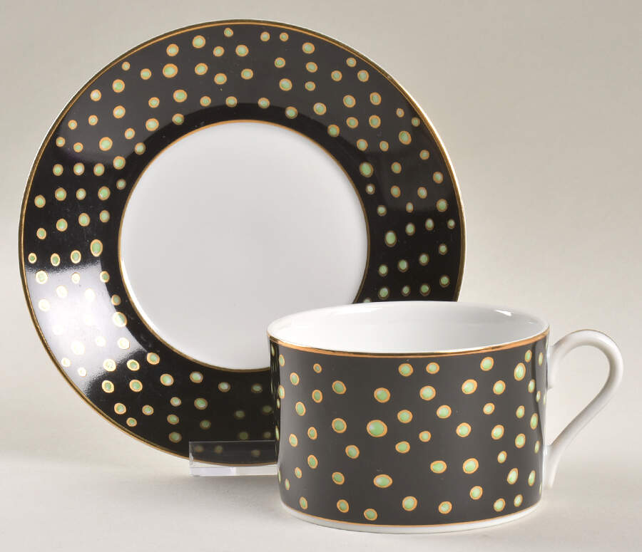 L' Etoile Flat Cup & Saucer Set by Tiffany-1
