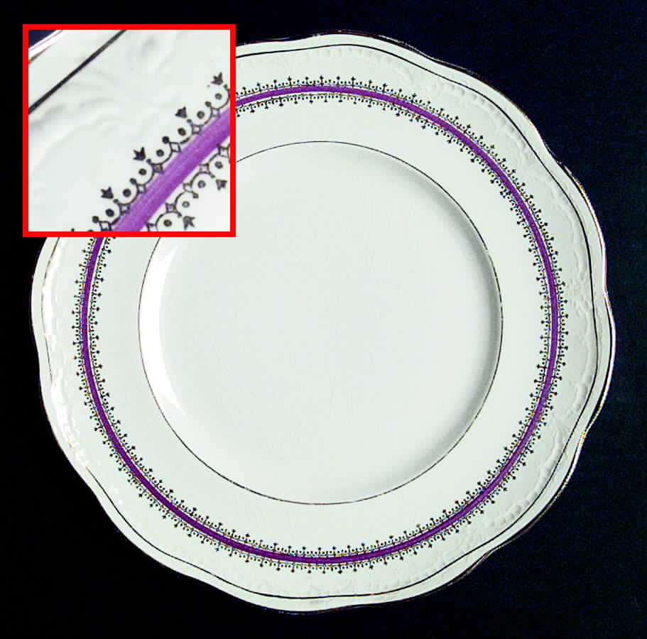 TST367 Luncheon Plate by Taylor, Smith & Taylor (Ts&T)-1