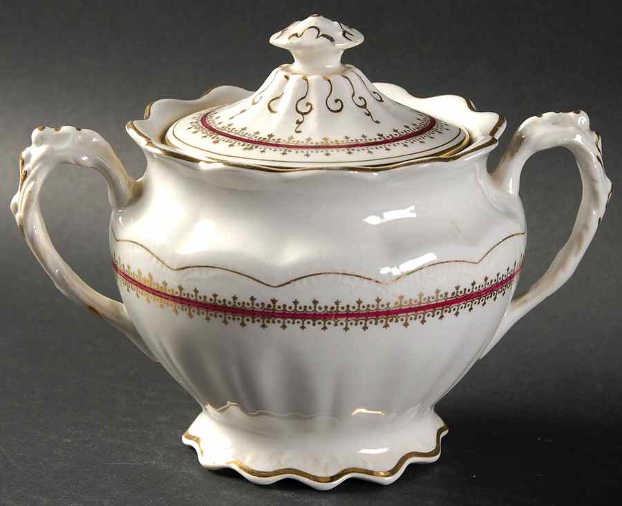 TST367 Sugar Bowl & Lid by Taylor, Smith & Taylor (Ts&T)-1