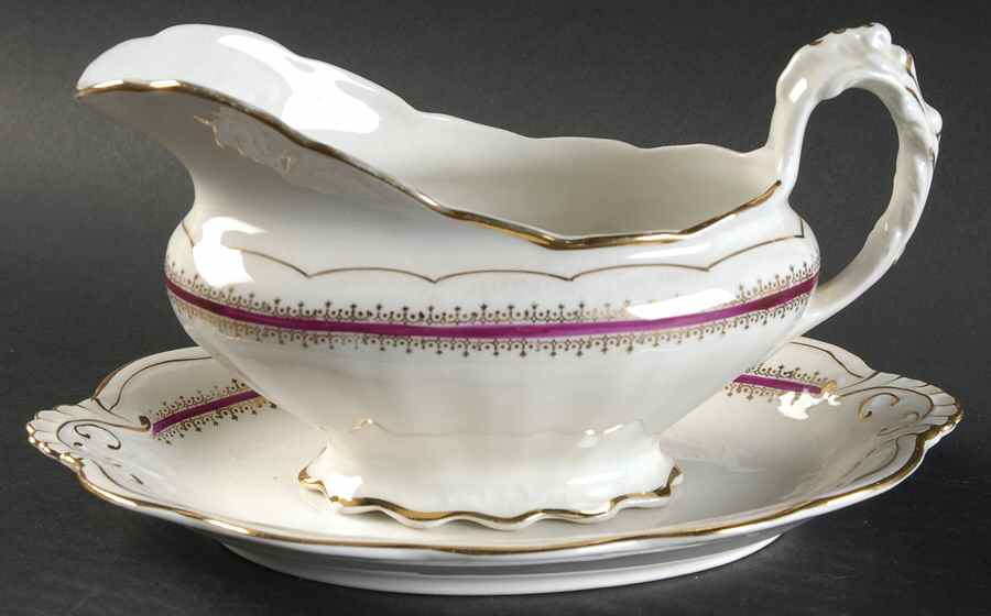 TST367 Gravy Boat & Underplate/Relish by Taylor, Smith & Taylor (Ts&T)-1