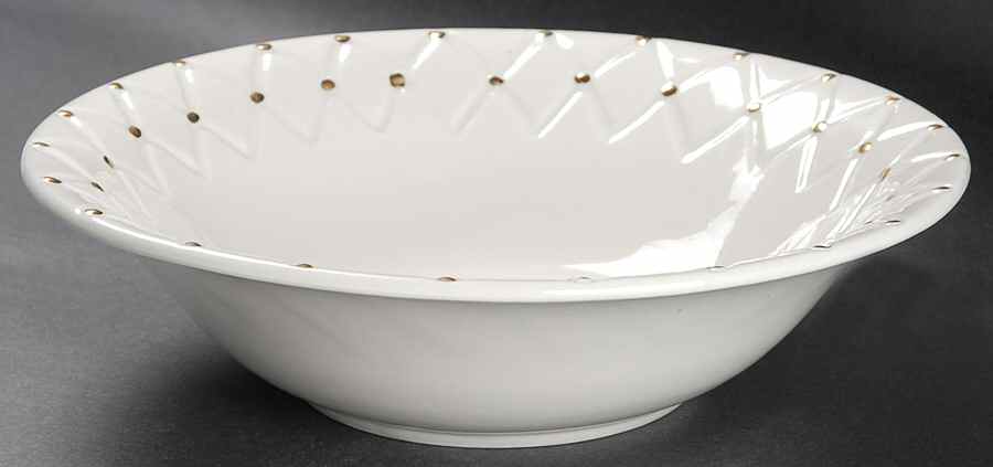 Golden Quilt 10" Round Vegetable Bowl by Tabletops Unlimited-1