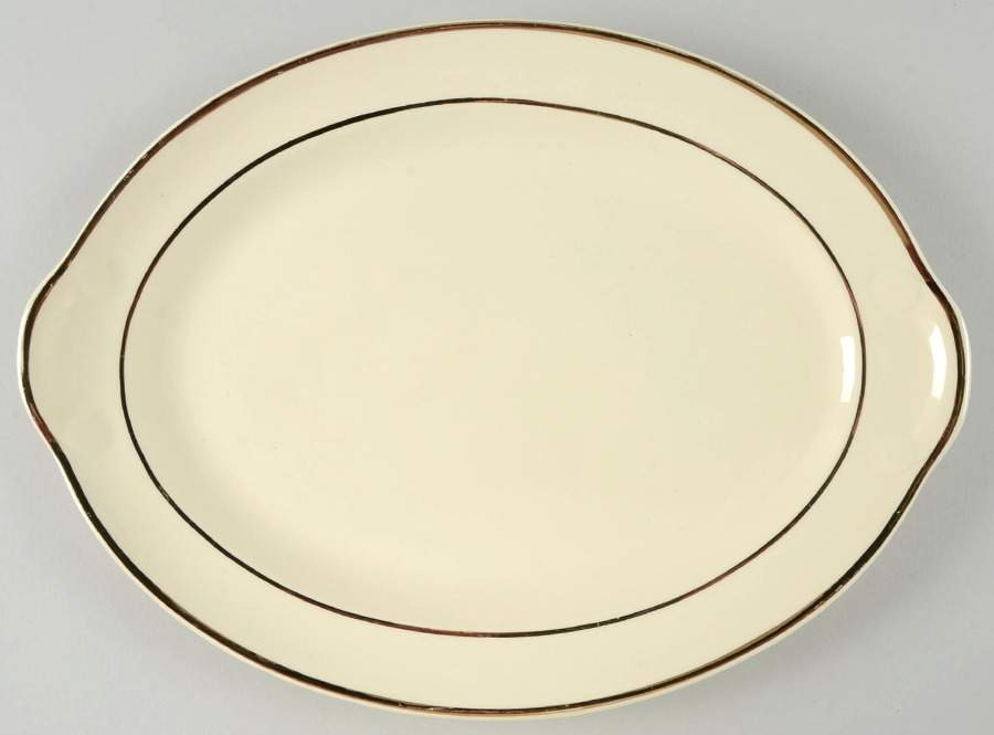 TST369 13" Oval Serving Platter by Taylor, Smith & Taylor (Ts&T)-1