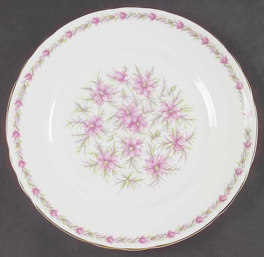 Love In The Mist Pink Dinner Plate by Tuscan - Royal Tuscan-1