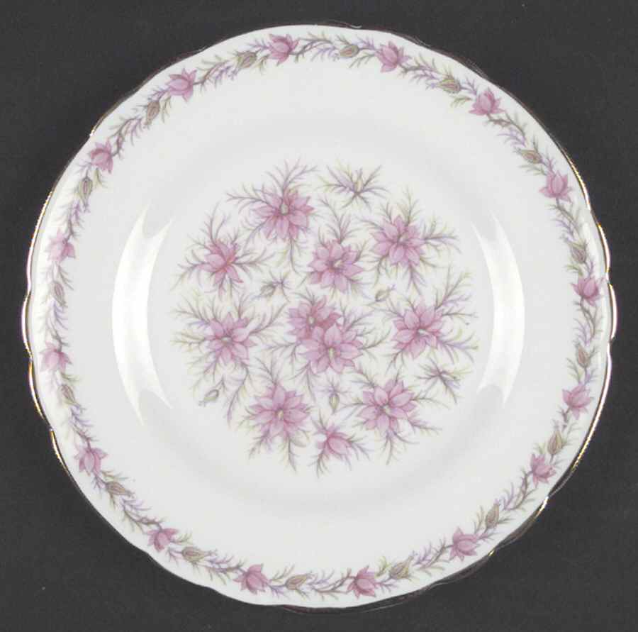 Love In The Mist Pink Salad Plate by Tuscan - Royal Tuscan-1