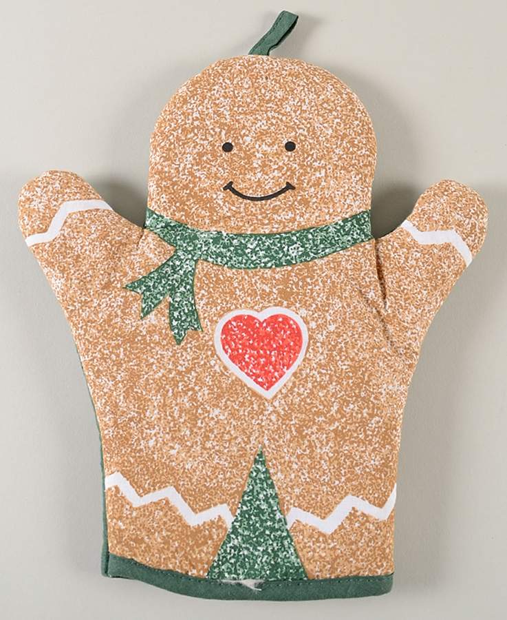 Gingerbread Cloth Oven Mitt by Tienshan-1