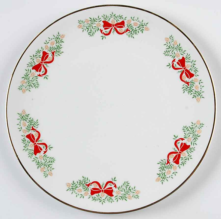 Festive Season Salad Plate by Tudor Rose-1