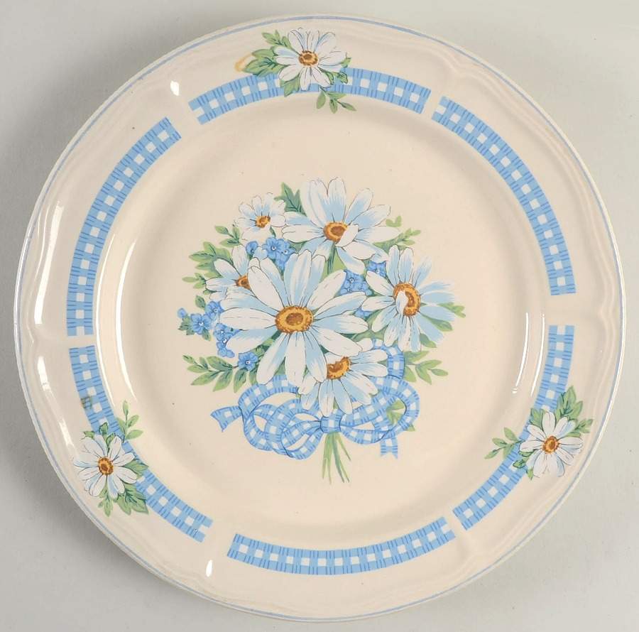 Daisy Bouquet 12" Chop Plate (Round Platter) by Tienshan-1