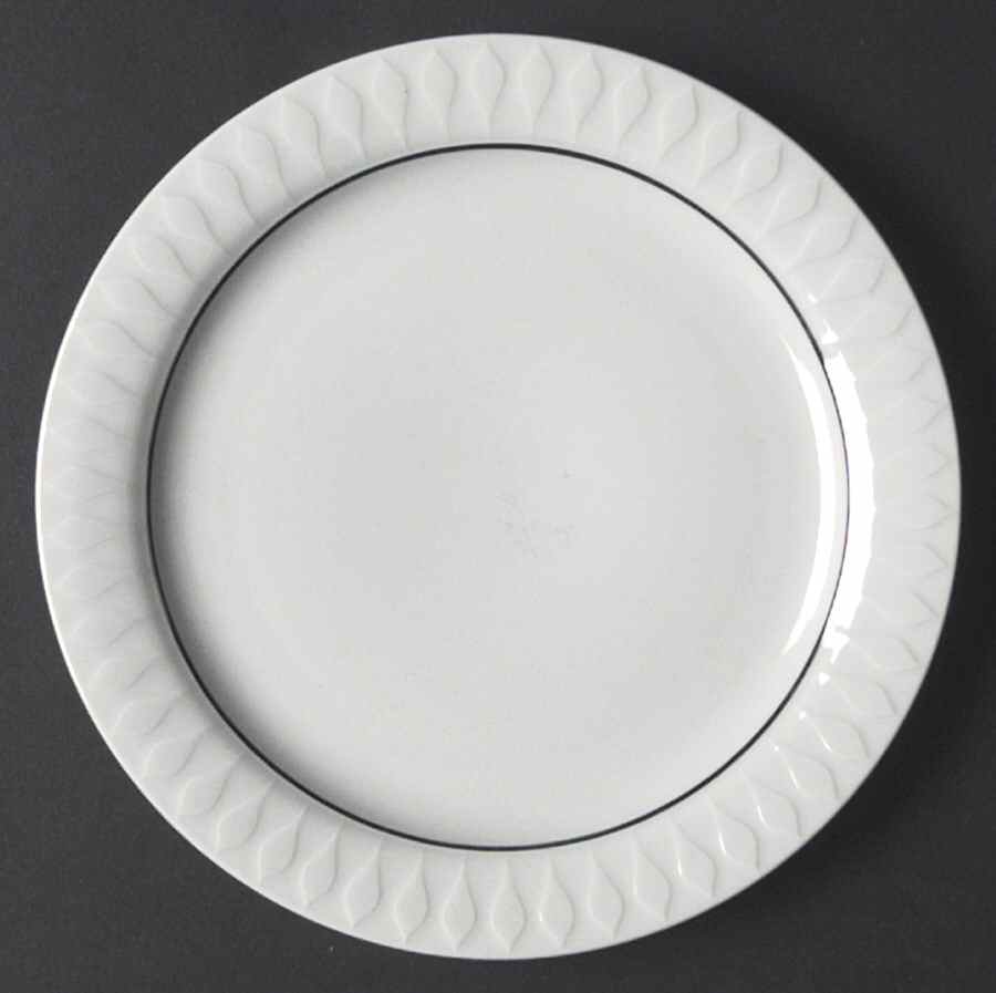 Platinum Band Salad Plate by Thomas-1