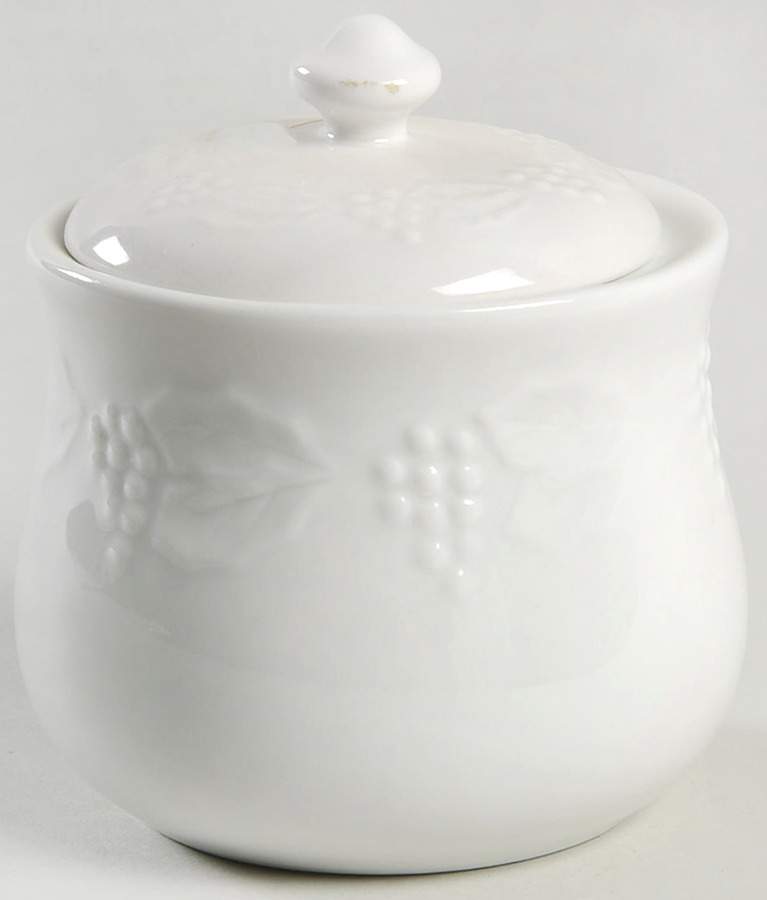 Holly Sugar Bowl & Lid by Tabletops Unlimited-1