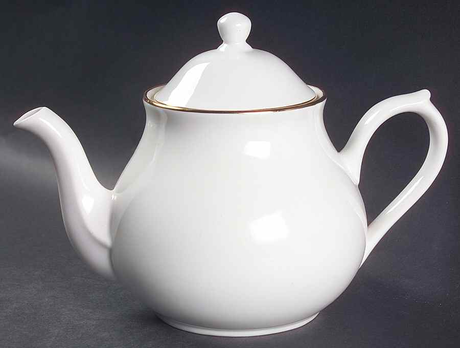 Colonnade Gold Teapot & Lid by Royal Limoges-1