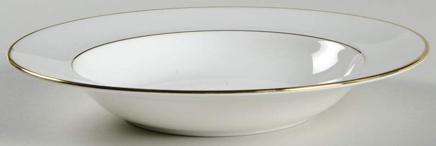 Colonnade Gold Rim Soup Bowl by Royal Limoges-1