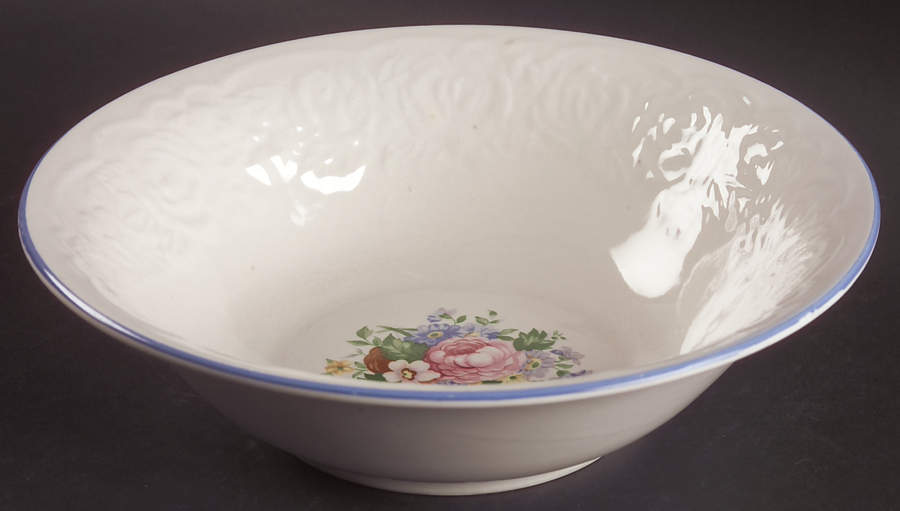 Victorian Rose 9" Round Vegetable Bowl by Tabletops Unlimited-1