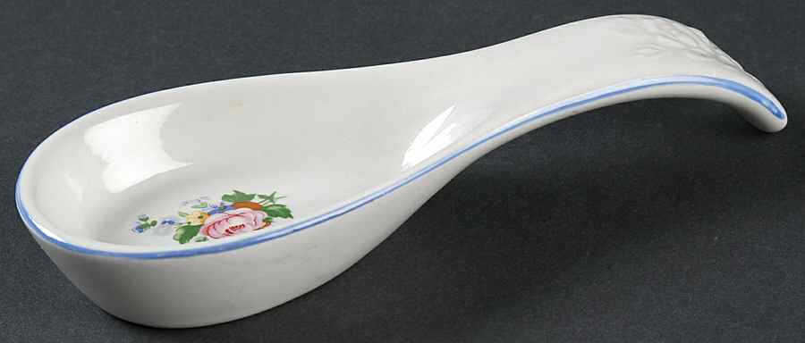 Victorian Rose Spoon Rest/Holder (Holds 1 Spoon) by Tabletops Unlimited-1