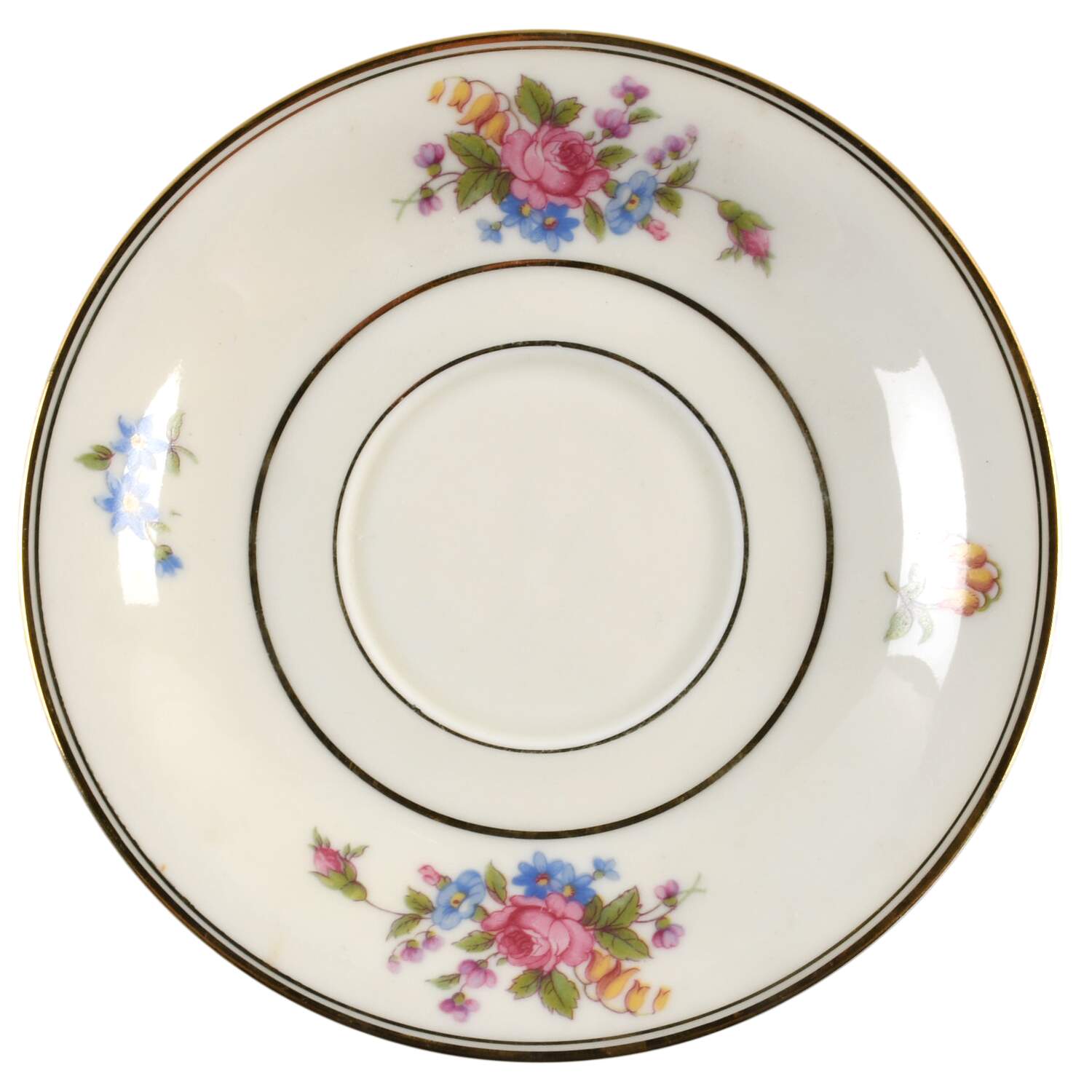 Queensrose (Smooth #159) Saucer by Tirschenreuth-1