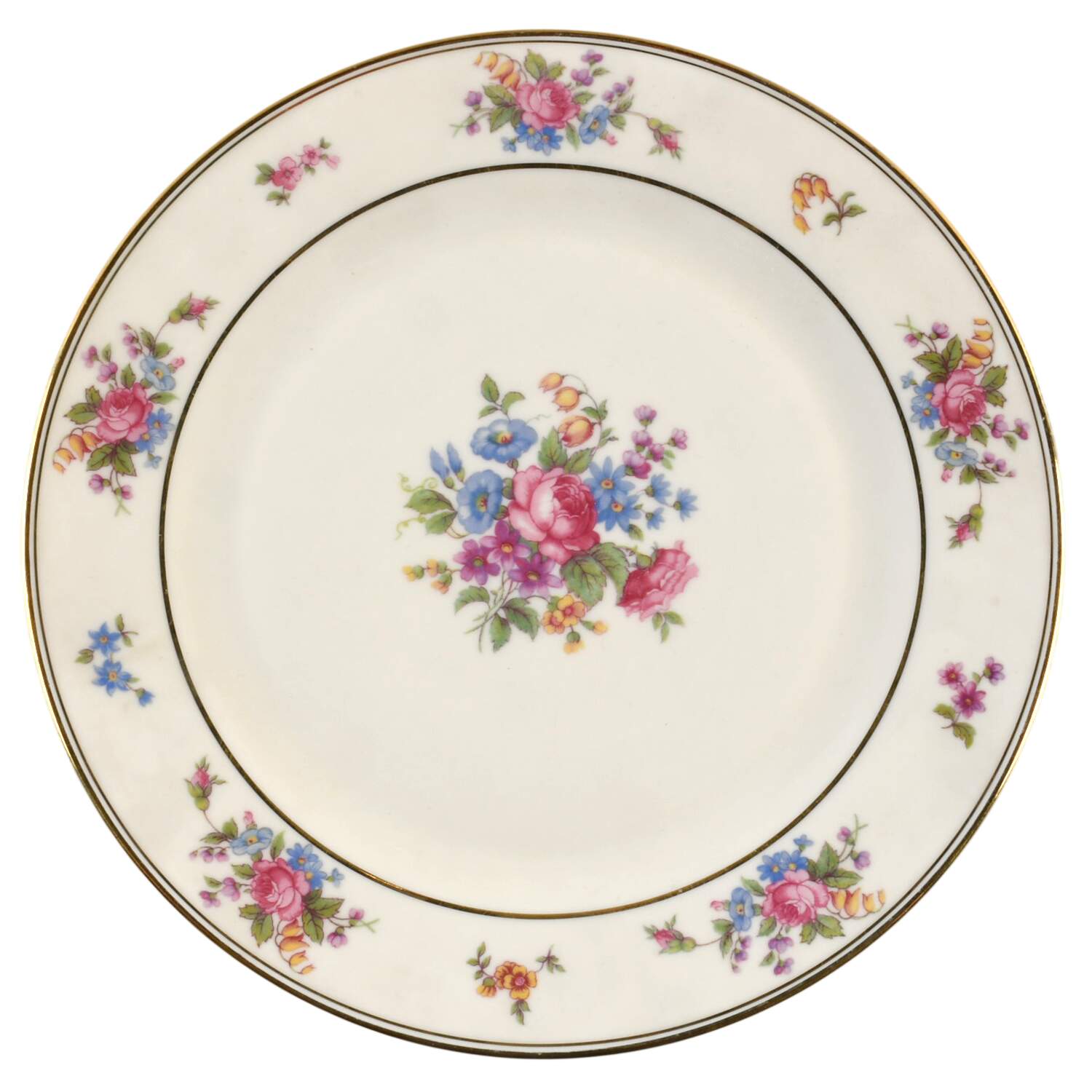 Queensrose (Smooth #159) Luncheon Plate by Tirschenreuth-1