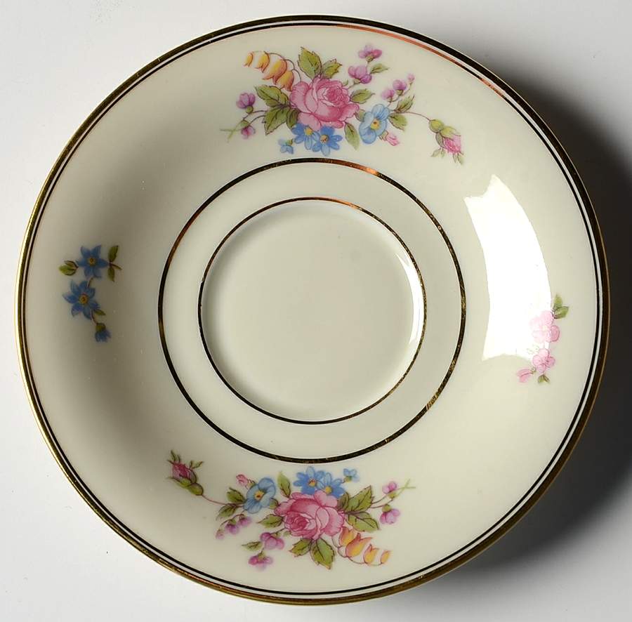 Queensrose (Smooth #159) Saucer for Demitasse Cup by Tirschenreuth-1
