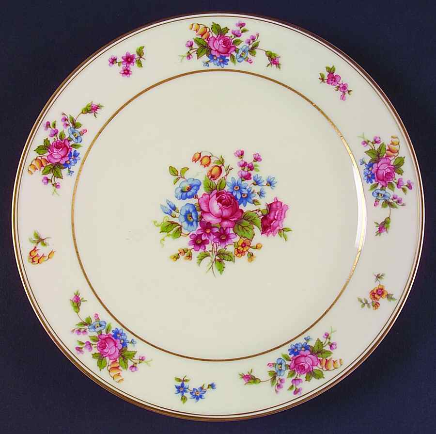 Queensrose (Smooth #159) Salad Plate by Tirschenreuth-1