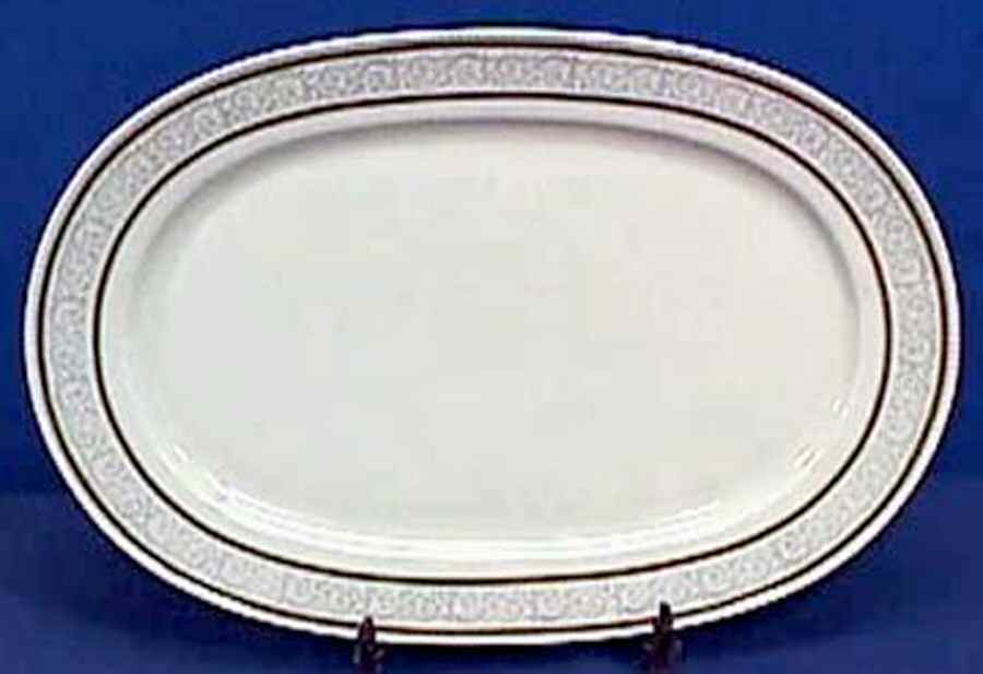 TIR175 15" Oval Serving Platter by Tirschenreuth-1