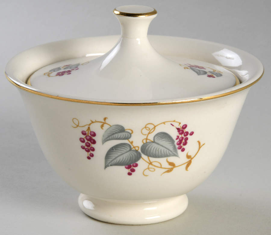 4041 Sugar Bowl & Lid by Taylor, Smith & Taylor (Ts&T)-1