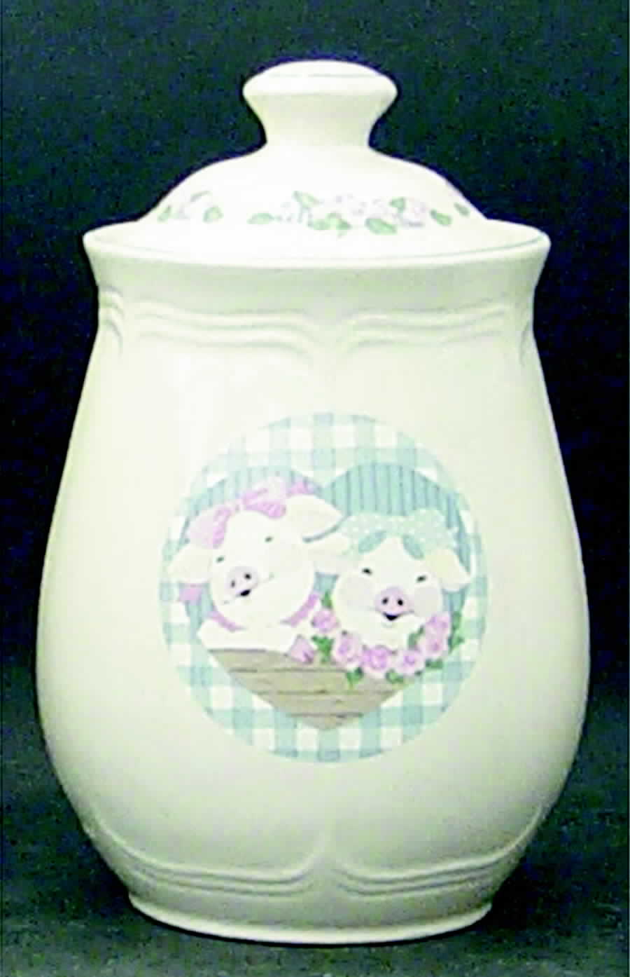 Pig Pal Medium Canister & Lid by Tienshan-1