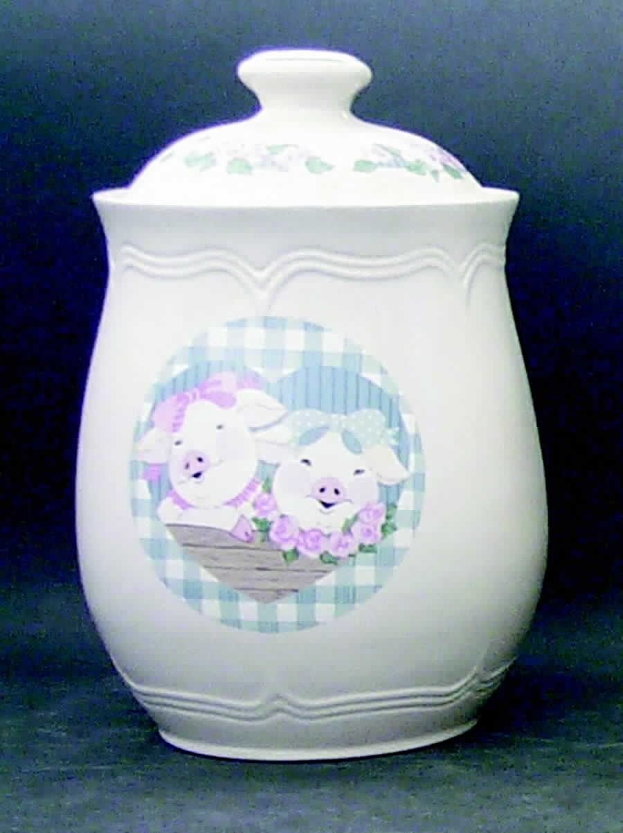 Pig Pal Extra Large Canister & Lid by Tienshan-1