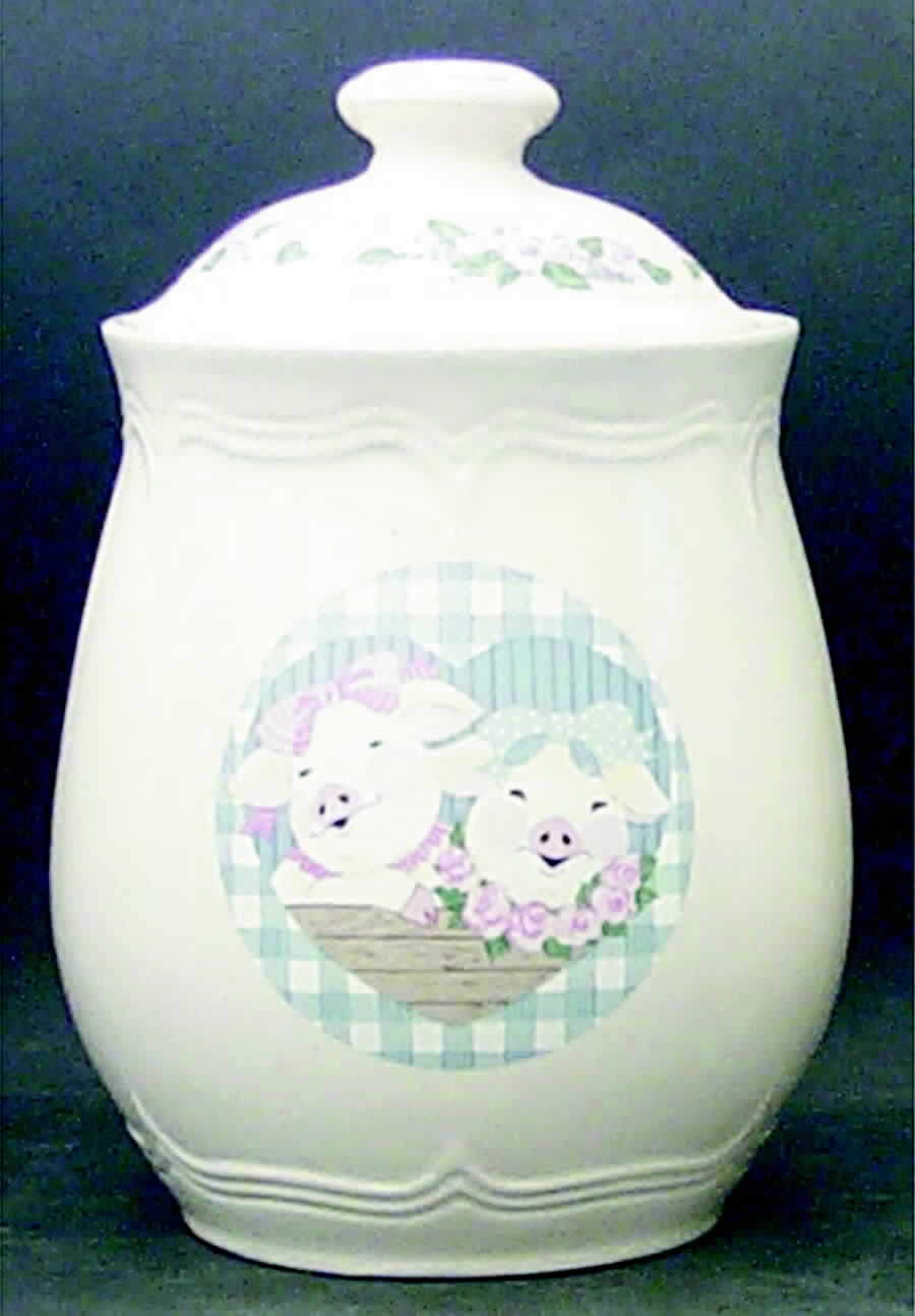 Pig Pal Large Canister & Lid by Tienshan-1