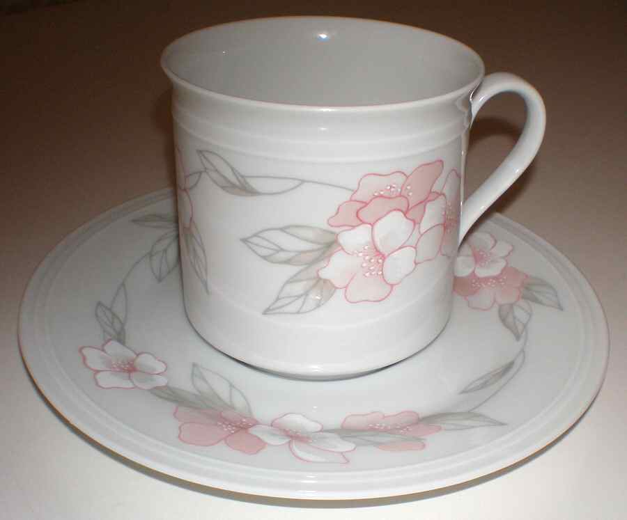 Rosita Flat Cup & Saucer Set by Tirschenreuth-1