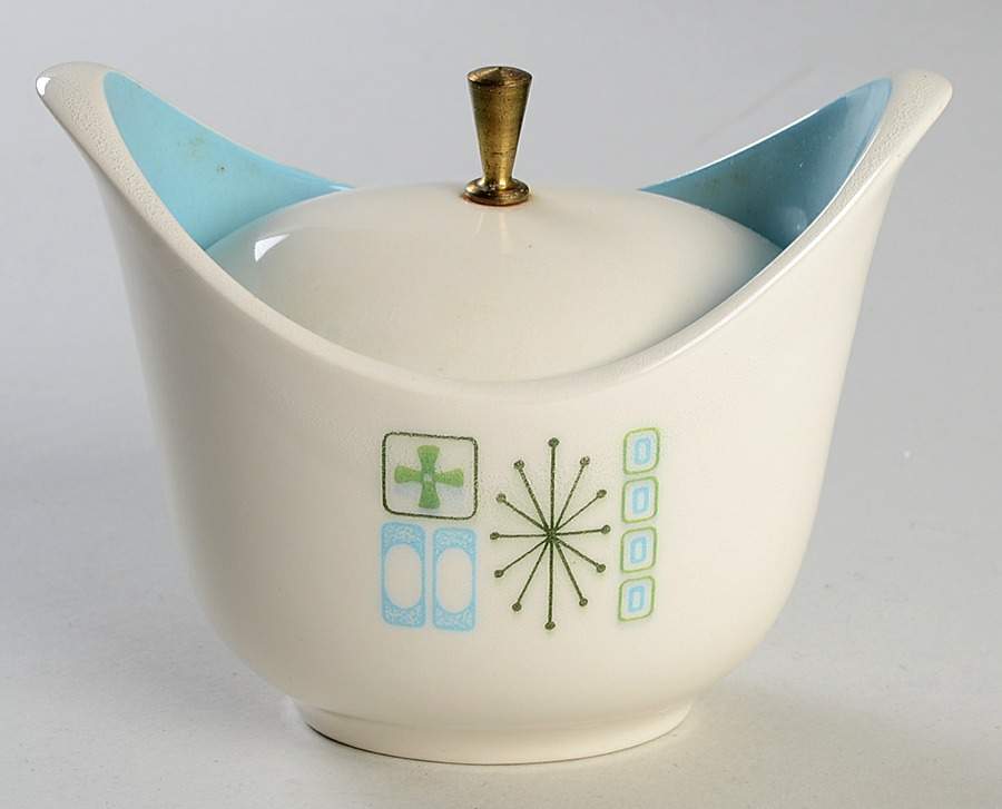 Jamaica Bay Sugar Bowl & Lid by Taylor, Smith & Taylor (Ts&T)-1