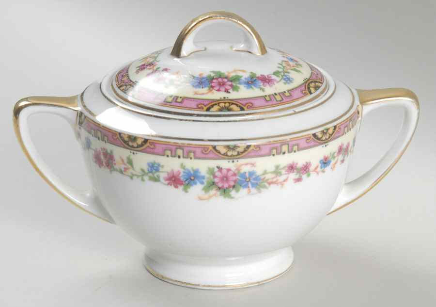 Wildflower Sugar Bowl & Lid by Thun-1