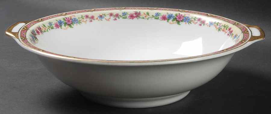 Wildflower 10" Round Vegetable Bowl by Thun-1
