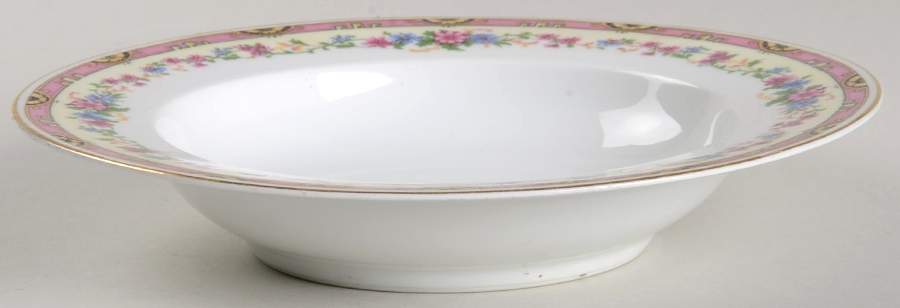 Wildflower Rim Soup Bowl by Thun-1