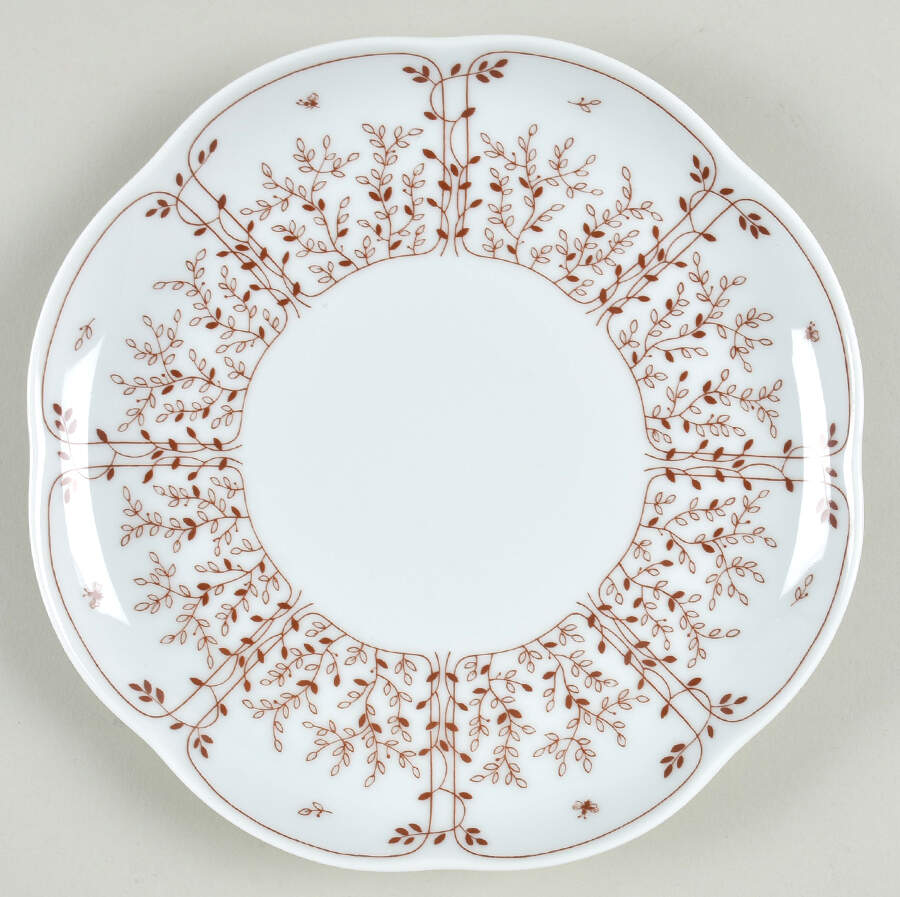 Brown Fleur Salad Plate by Tirschenreuth-1