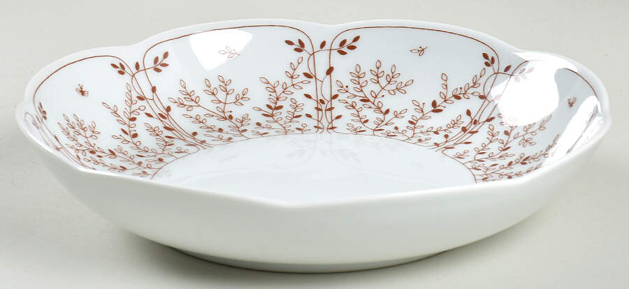Brown Fleur Coupe Soup Bowl by Tirschenreuth-1