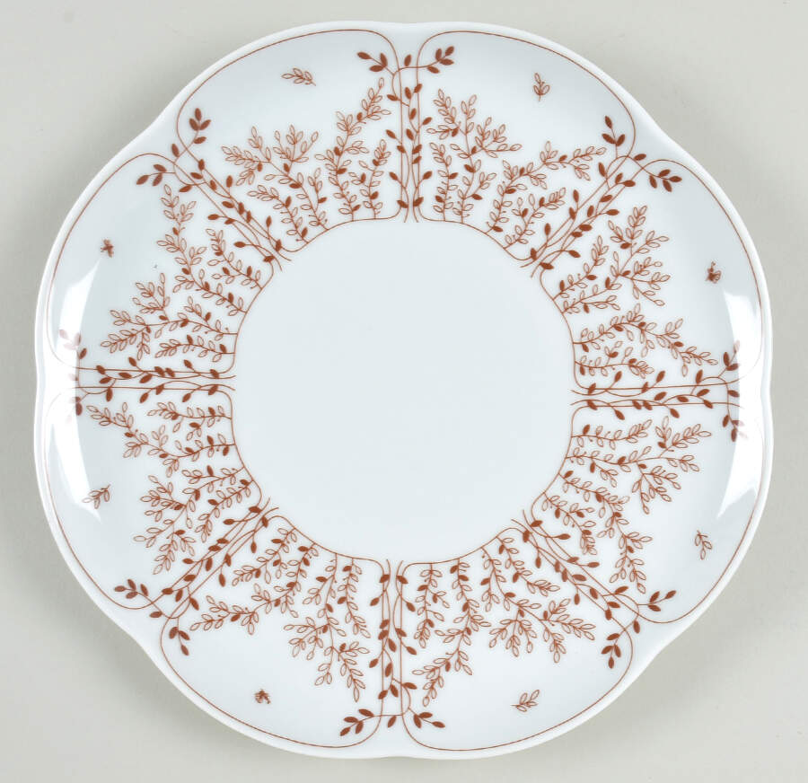 Brown Fleur Dinner Plate by Tirschenreuth-1