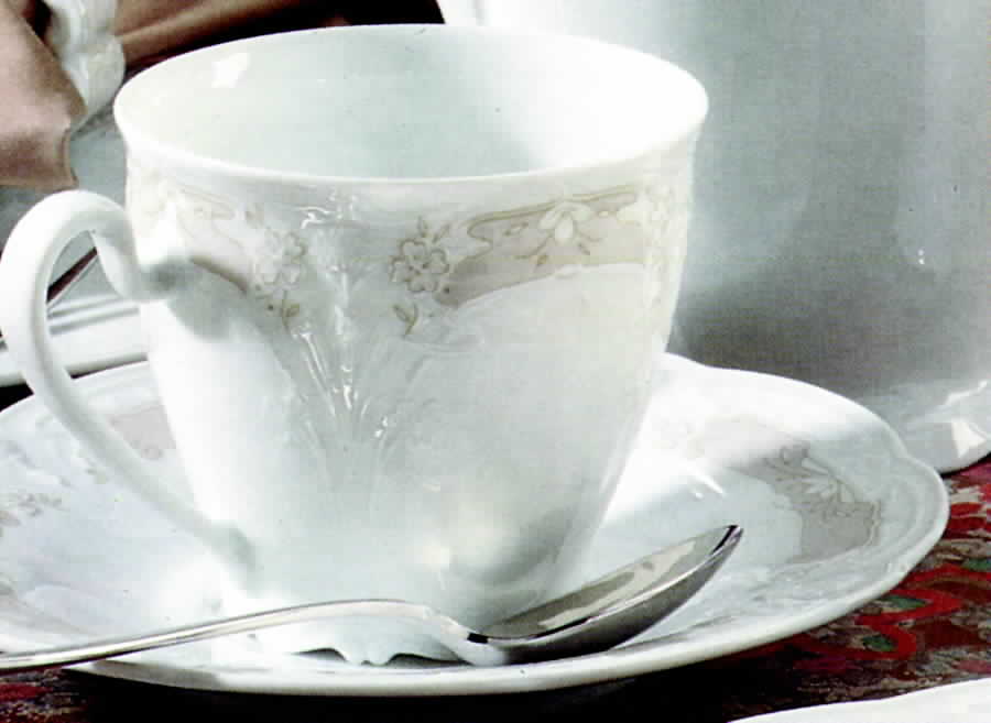 Paola Flat Cup & Saucer Set by Tirschenreuth-1