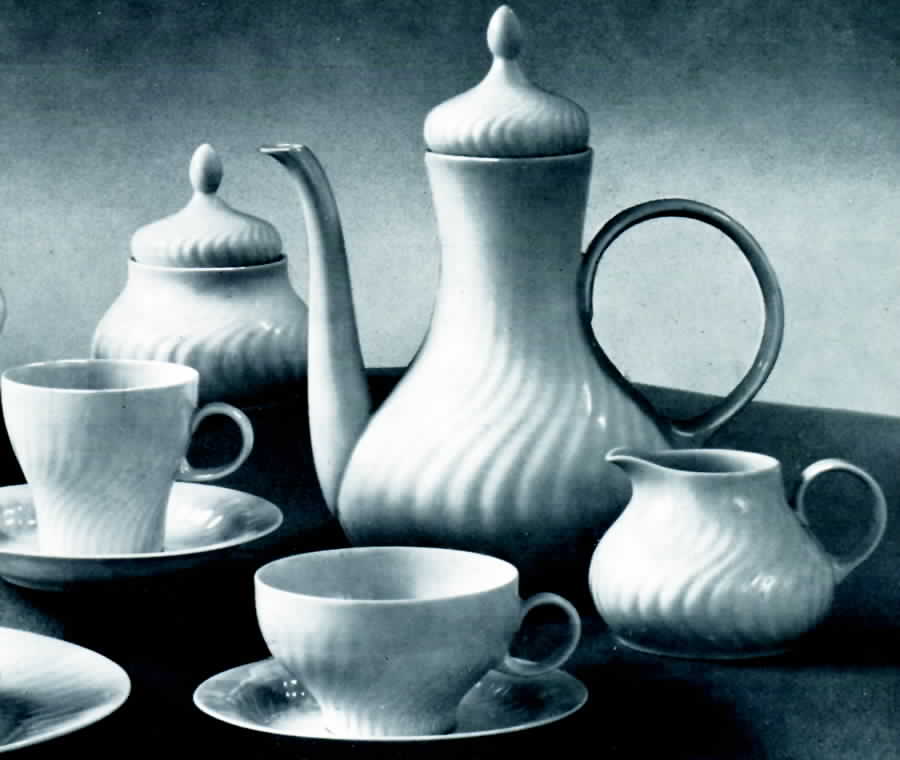 Harmonie White Creamer by Tirschenreuth-1