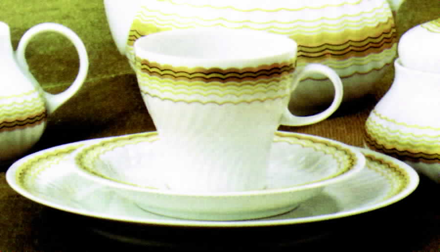 Katharina Flat Cup & Saucer Set by Tirschenreuth-1