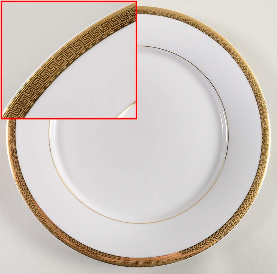 Luxor Gold Dinner Plate by Ten Strawberry Street-1