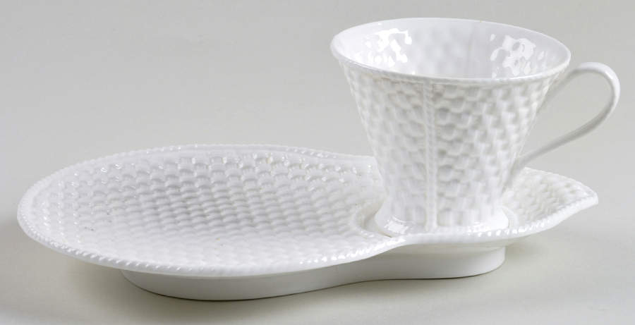 Tiffany Weave Snack Plate & Cup Set by Tiffany-1