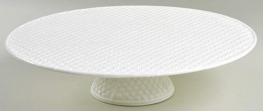 Tiffany Weave 12" Diameter Pedestal Cake Stand by Tiffany-1