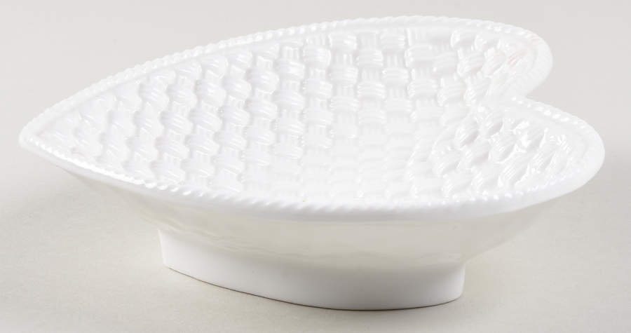 Tiffany Weave 6" Heart Shaped Bowl by Tiffany-1