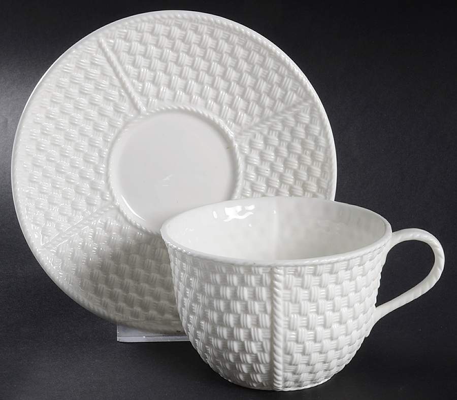 Tiffany Weave Breakfast Cup & Saucer Set by Tiffany-1