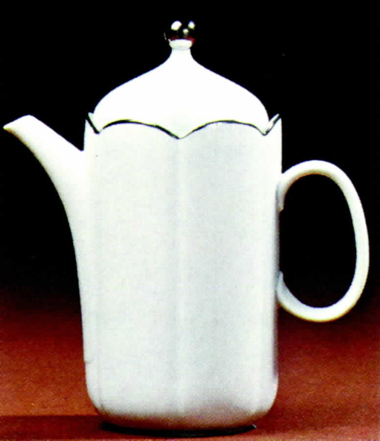 Platin Coffee Pot & Lid by Tirschenreuth-1